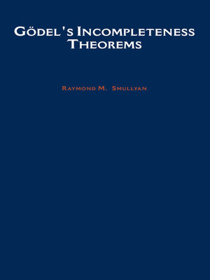 cover image of Godel's Incompleteness Theorems